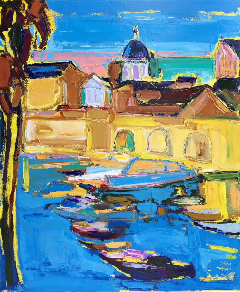 Dubrovnik. 60x50 cm, oil on canvas, 2020.