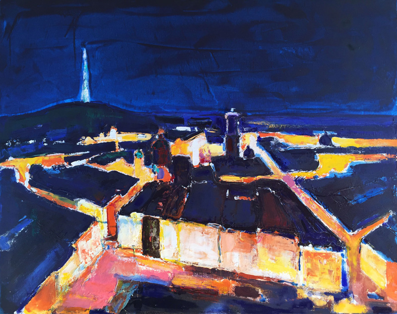 Lviv. 80x100 cm, oil on canvas, 2020.