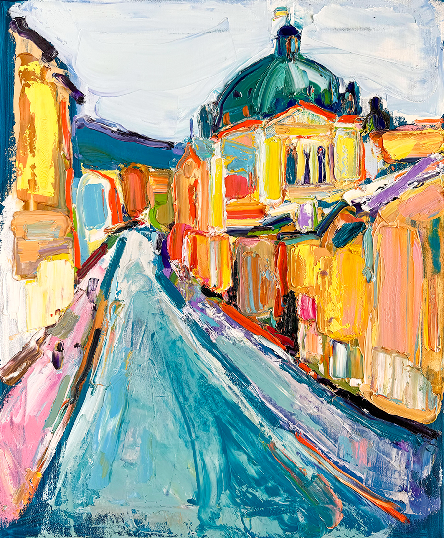 Lviv II 60x50 cm oil on canvas 2024