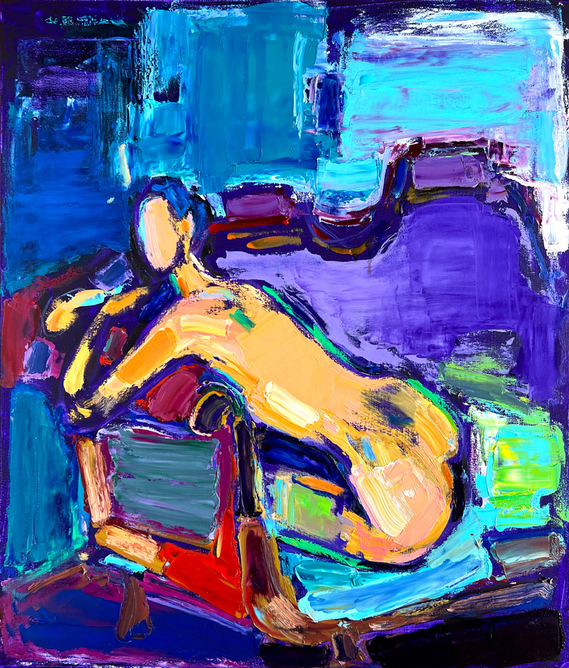70x60 cm, oil on canvas, 2023. 