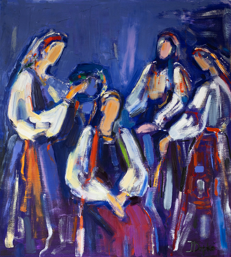 110x100 cm, oil on canvas, 2025. 1300$