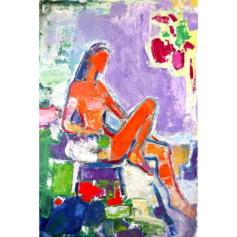 95x65 cm, oil on canvas, 2024. 500$