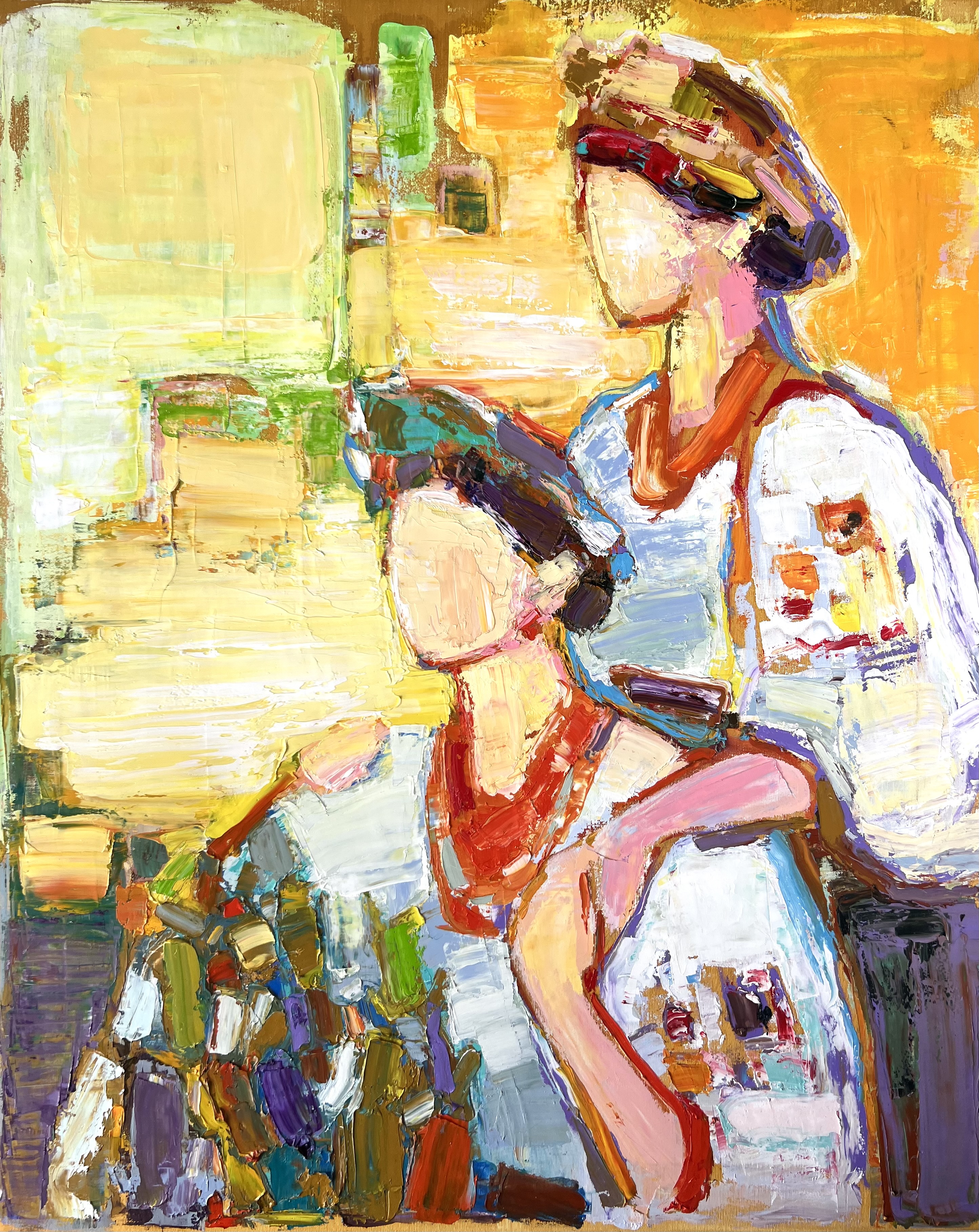 Ukrainians. VIII 100x80 cm, oil on canvas, 2023. SOLD