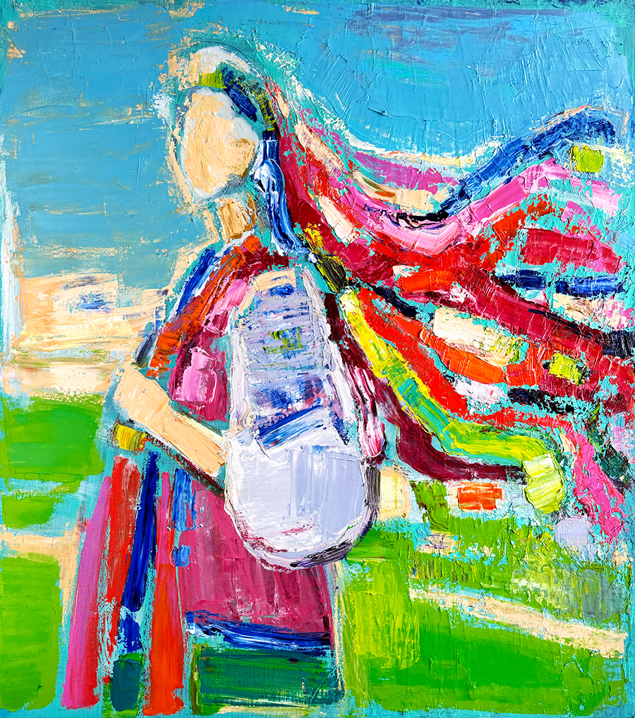 Ukrainian. XII 90х80 cm, oil on canvas, 2024. SOLD