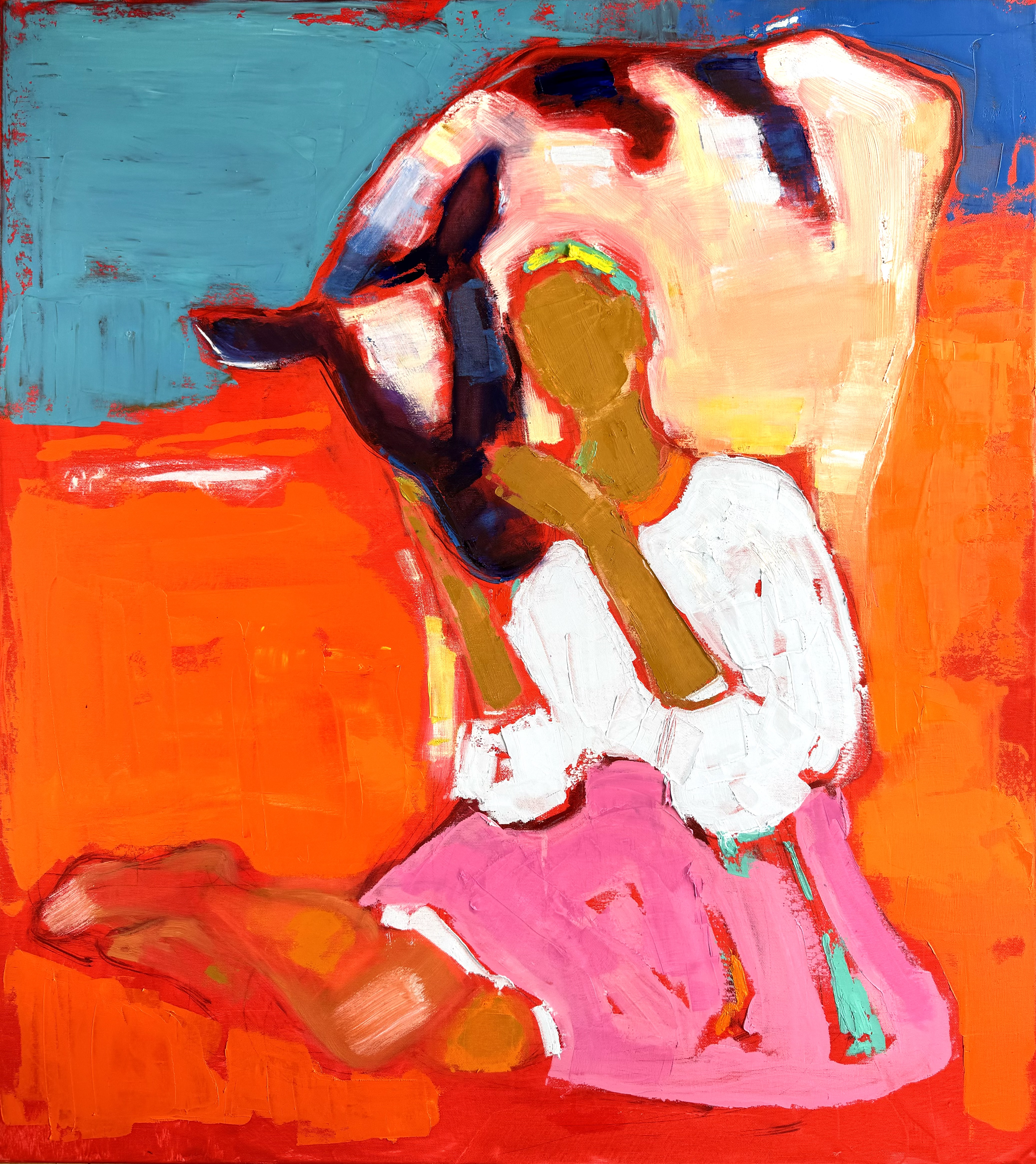 No title, 95х85 cm, oil on canvas, 2024. SOLD