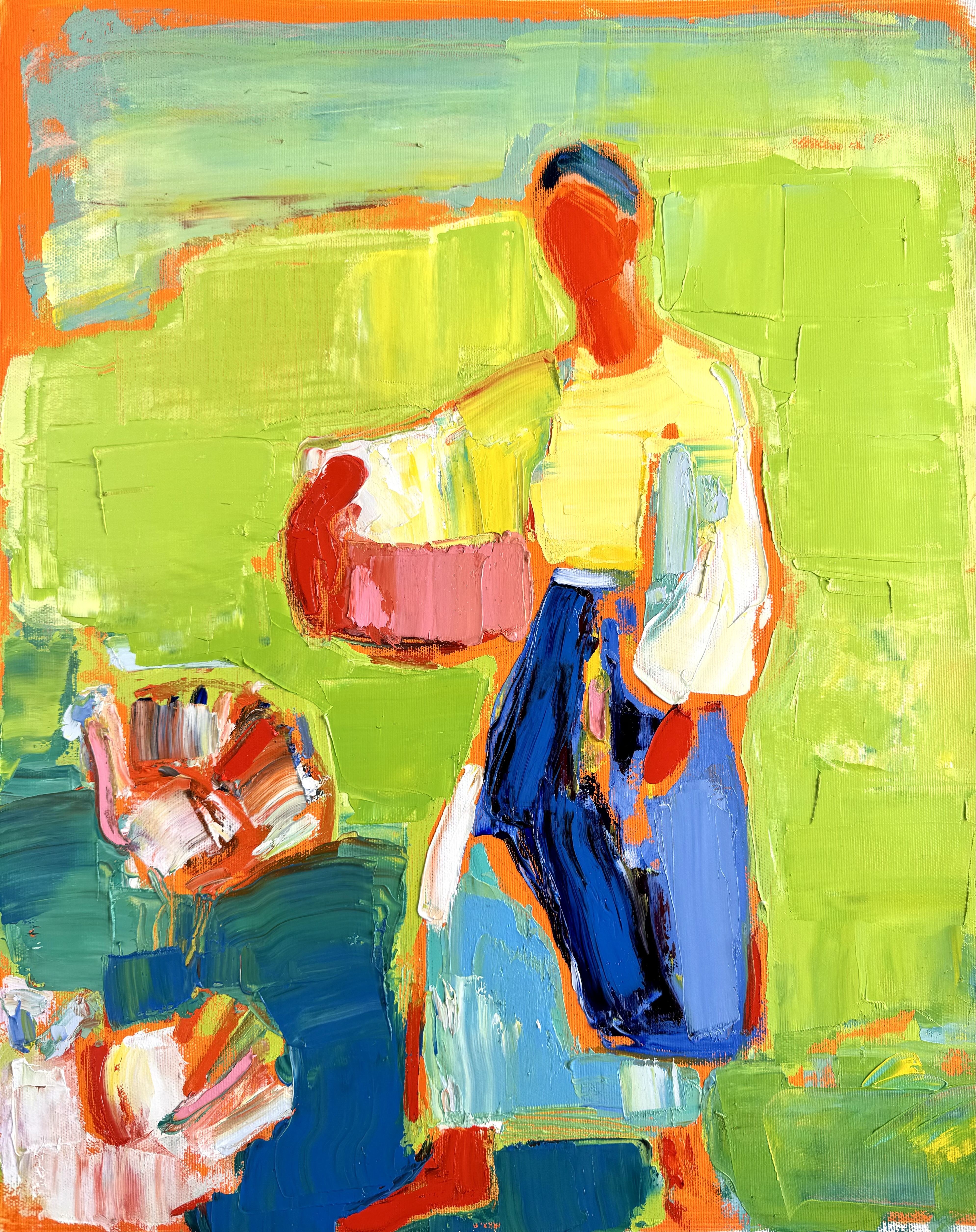 No title, 50х40 cm, oil on canvas, 2024. 250$