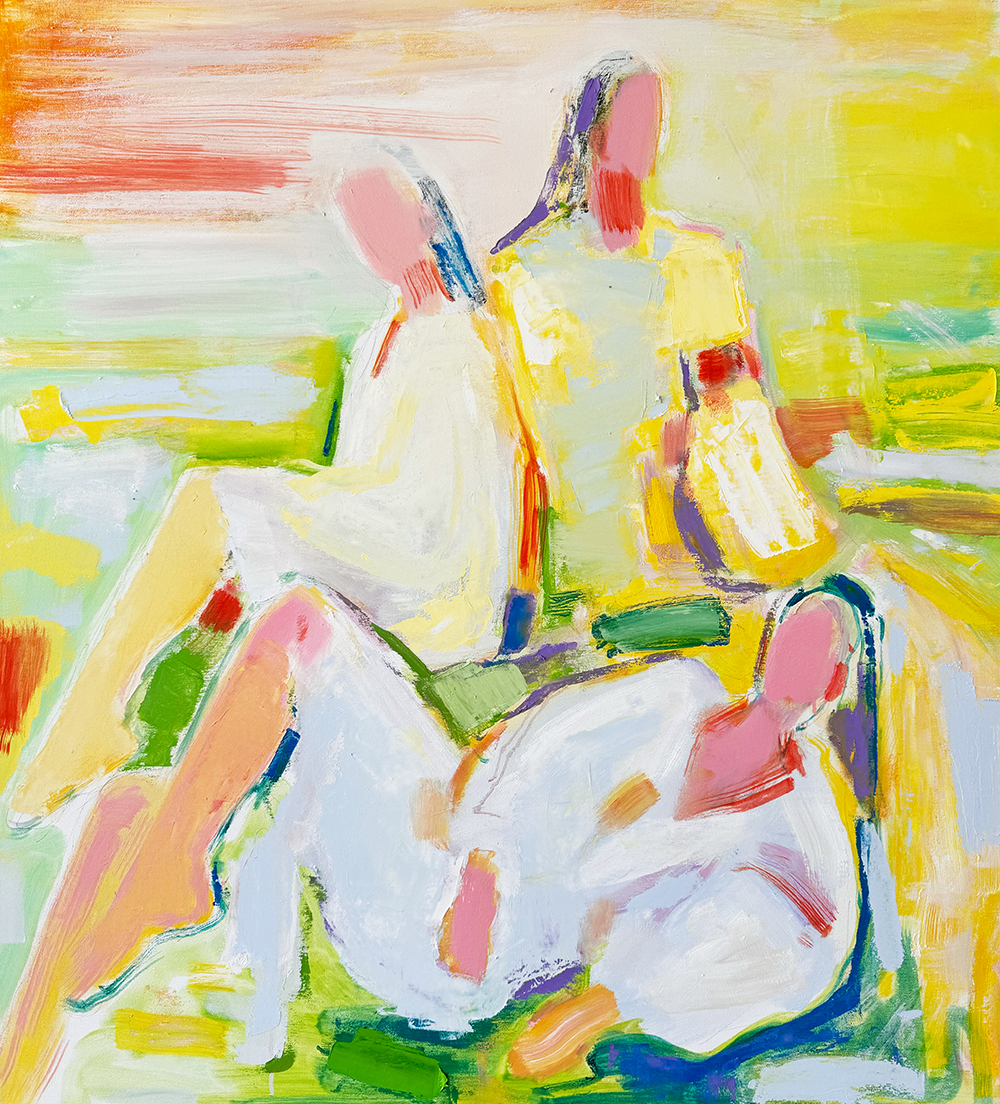 Ivana Kupala, 110x100 cm, oil on canvas, 2024. 1000$