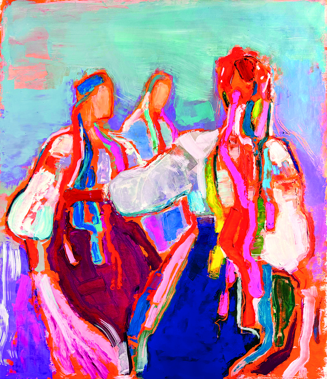 Ukrainians XV, 125х105 cm, oil on canvas, 2024. SOLD
