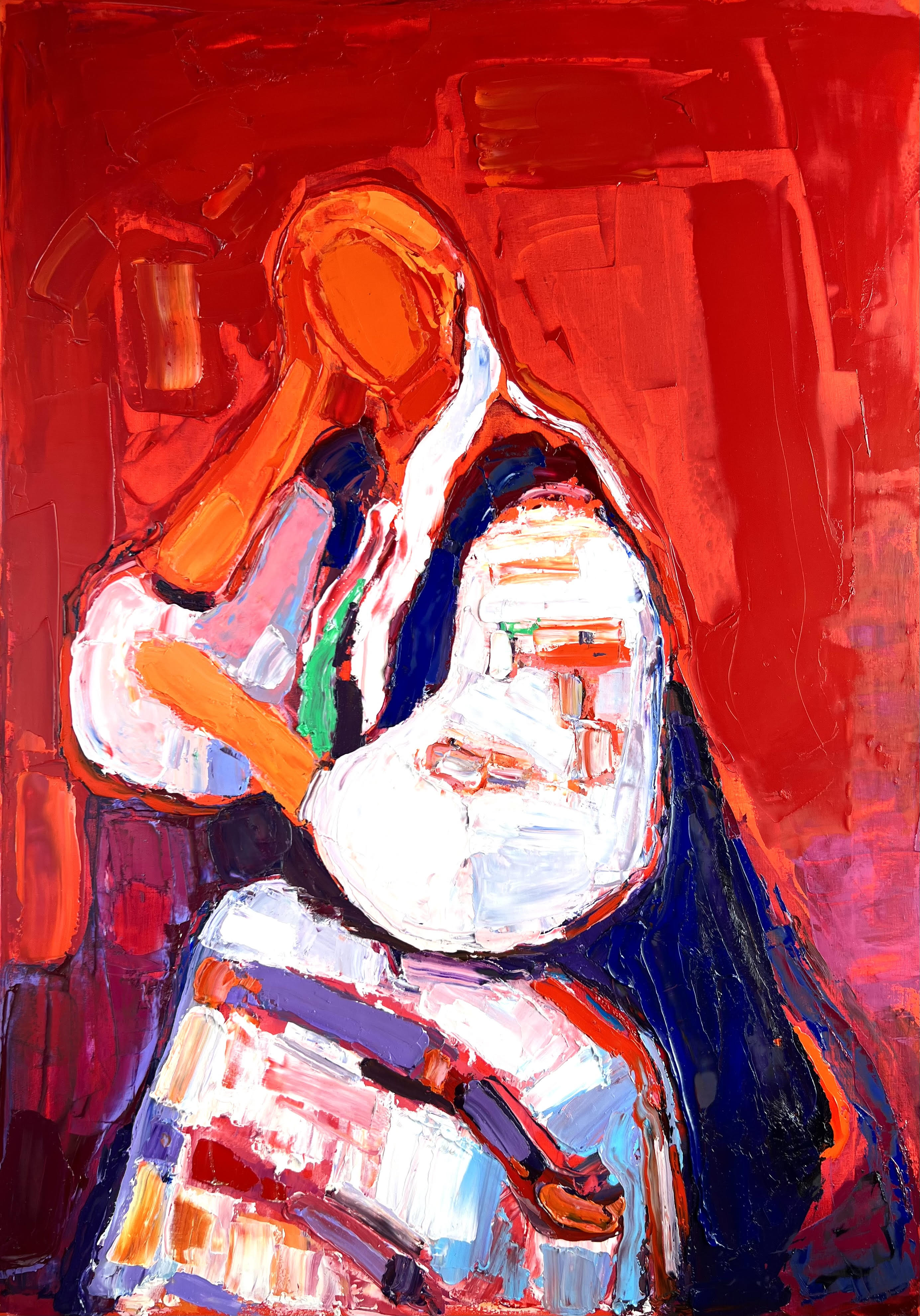 Ukrainian.V 100x70 cm, oil on canvas, 2023. SOLD